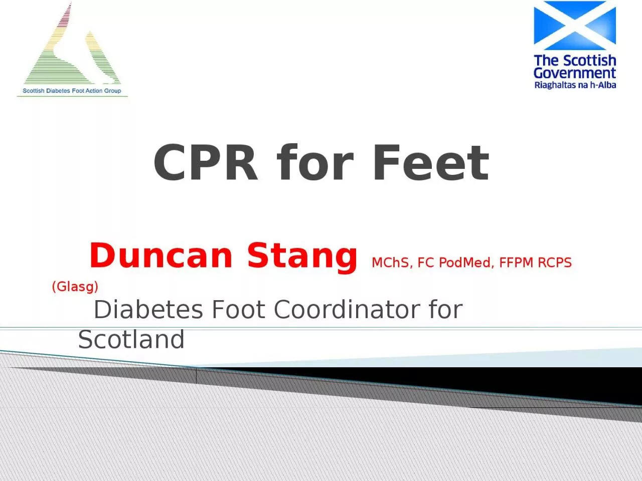 CPR for Feet    Duncan Stang