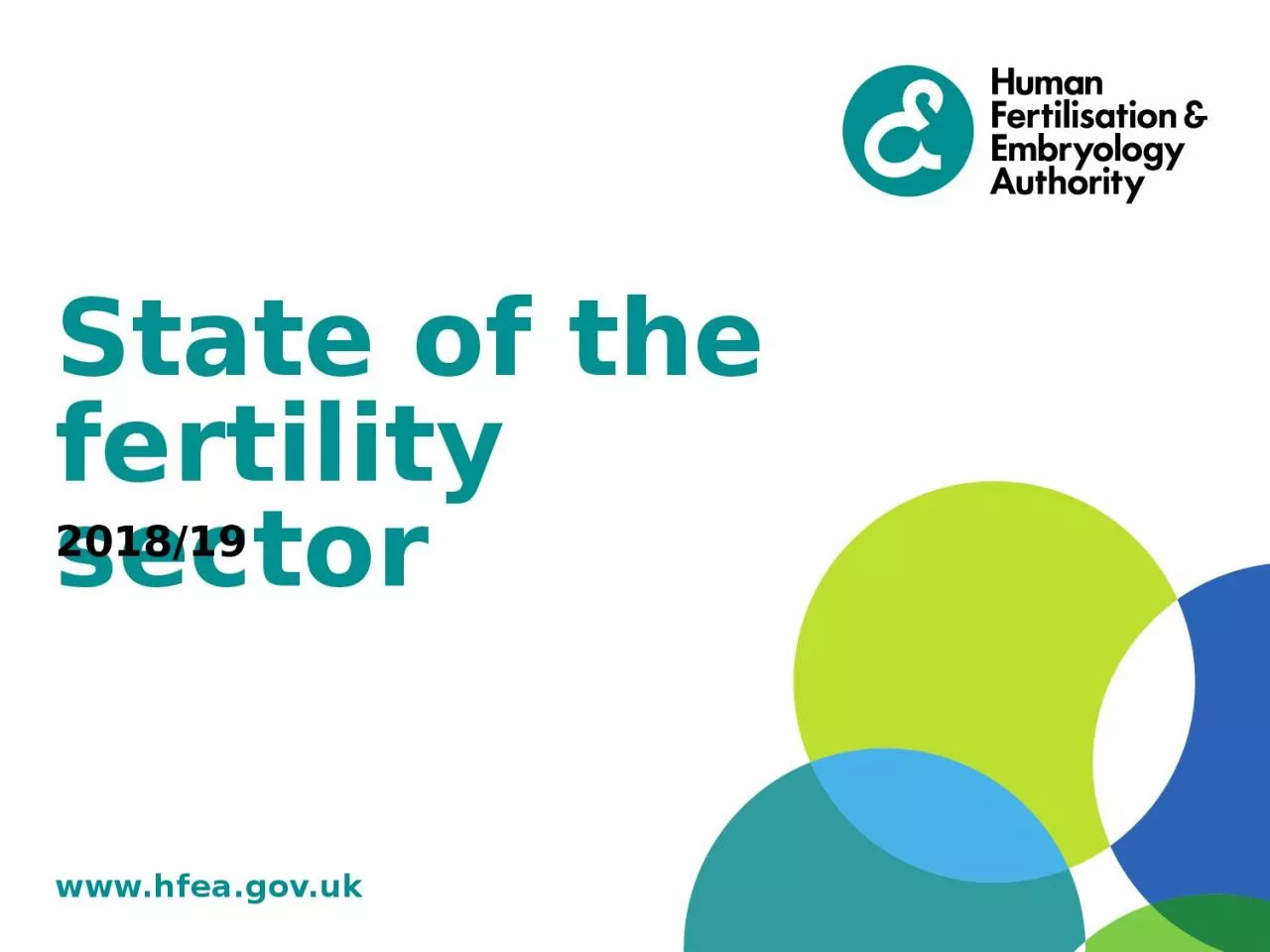 State of the fertility sector