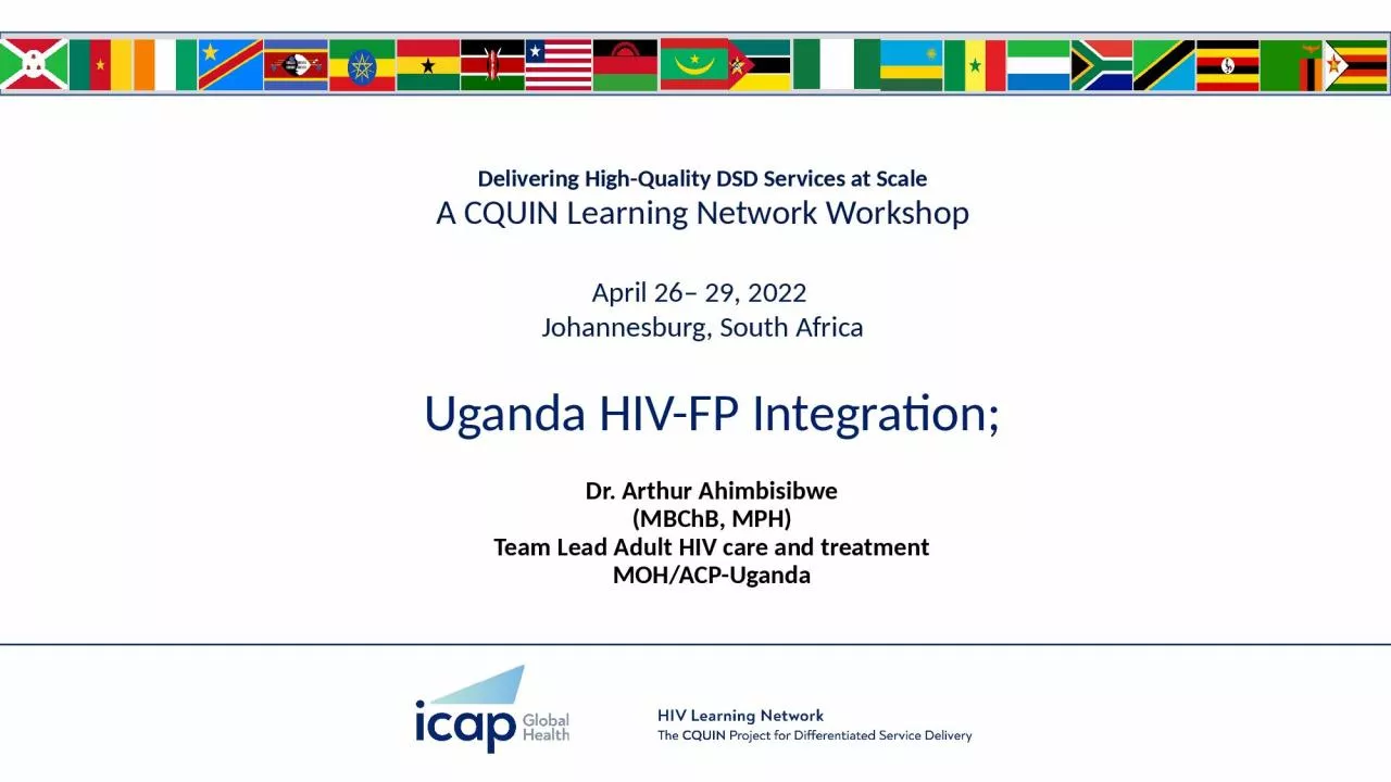 Uganda HIV-FP  Integration;