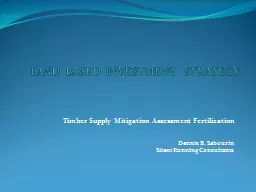 LAND BASED   INVESTMENT STRATEGY