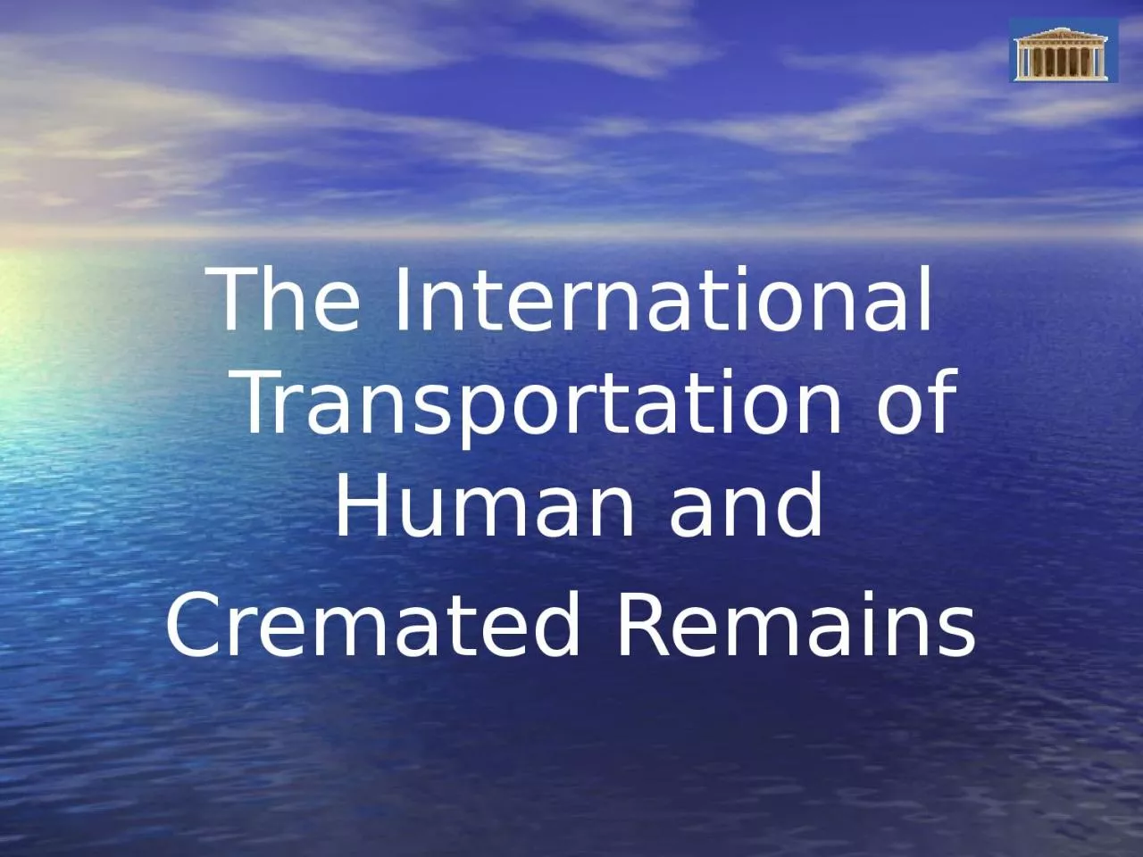 The International Transportation of Human and