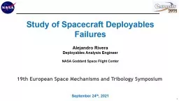 Study of Spacecraft Deployables