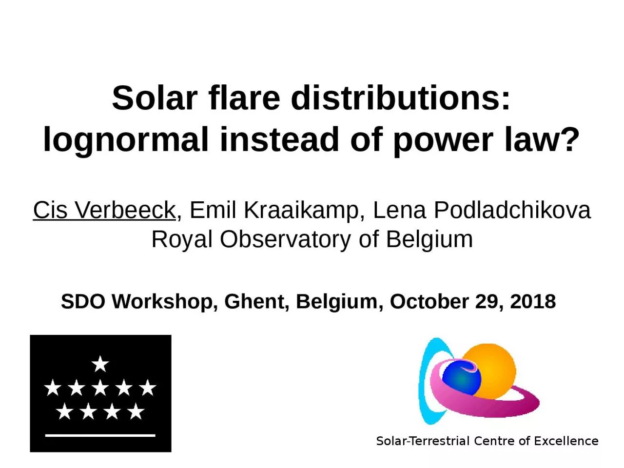 Solar flare distributions: