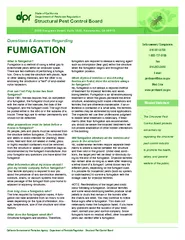 What is fumigation?