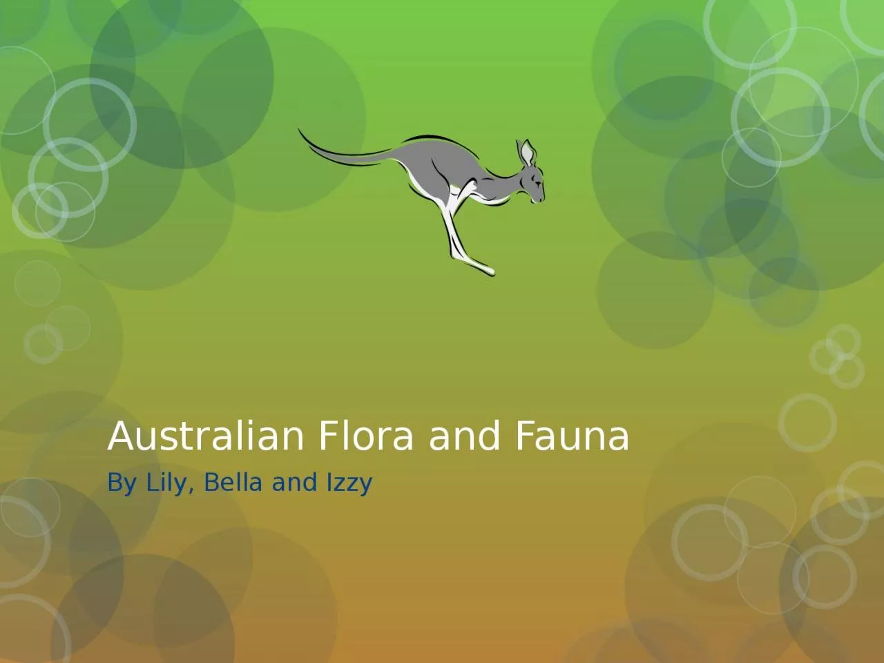Australian Flora and Fauna