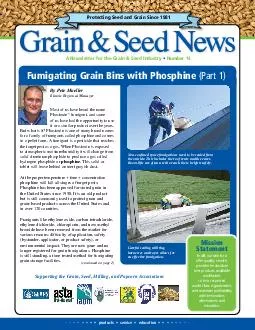 A Newsletter for the Grain & Seed Industry