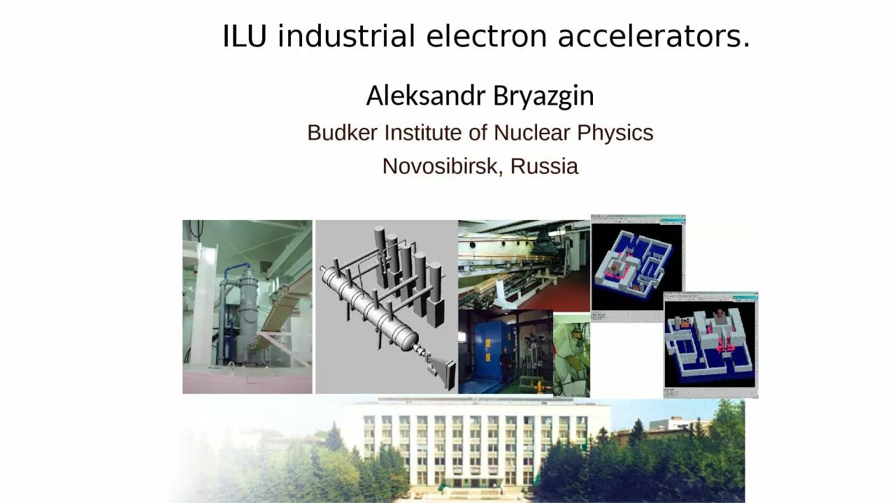ILU industrial electron accelerators.
