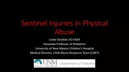 Sentinel Injuries in Physical Abuse