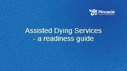 Assisted Dying Services - a readiness guide