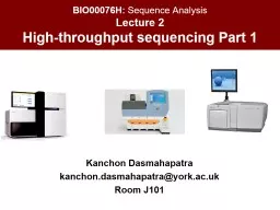 BIO00076H:   Sequence Analysis