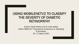 Using MobileNetV2 to Classify the Severity of Diabetic Retinopathy