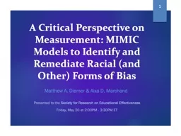 A Critical Perspective on Measurement: MIMIC Models to Identify and Remediate Racial (and Other) Fo