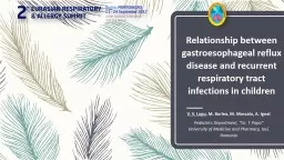 Relationship between gastroesophageal reflux disease and recurrent respiratory tract infections in