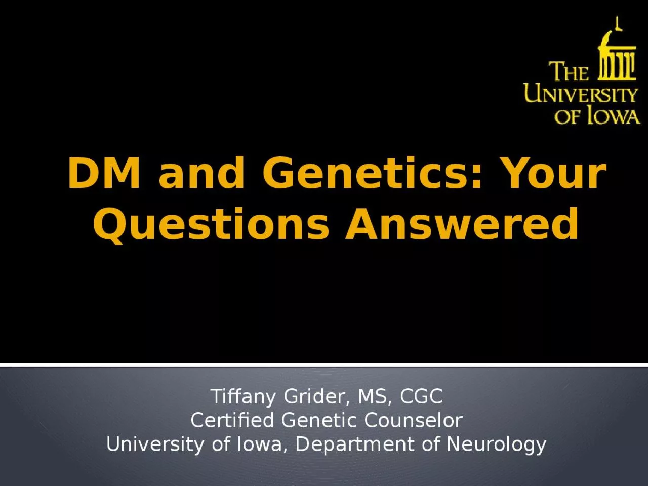 DM and Genetics: Your Questions Answered