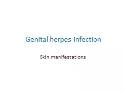 Genital herpes infection