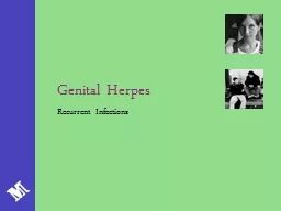 Genital Herpes Recurrent Infections