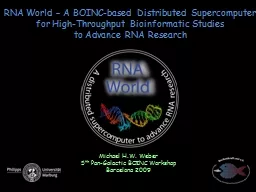 RNA World – A BOINC- based