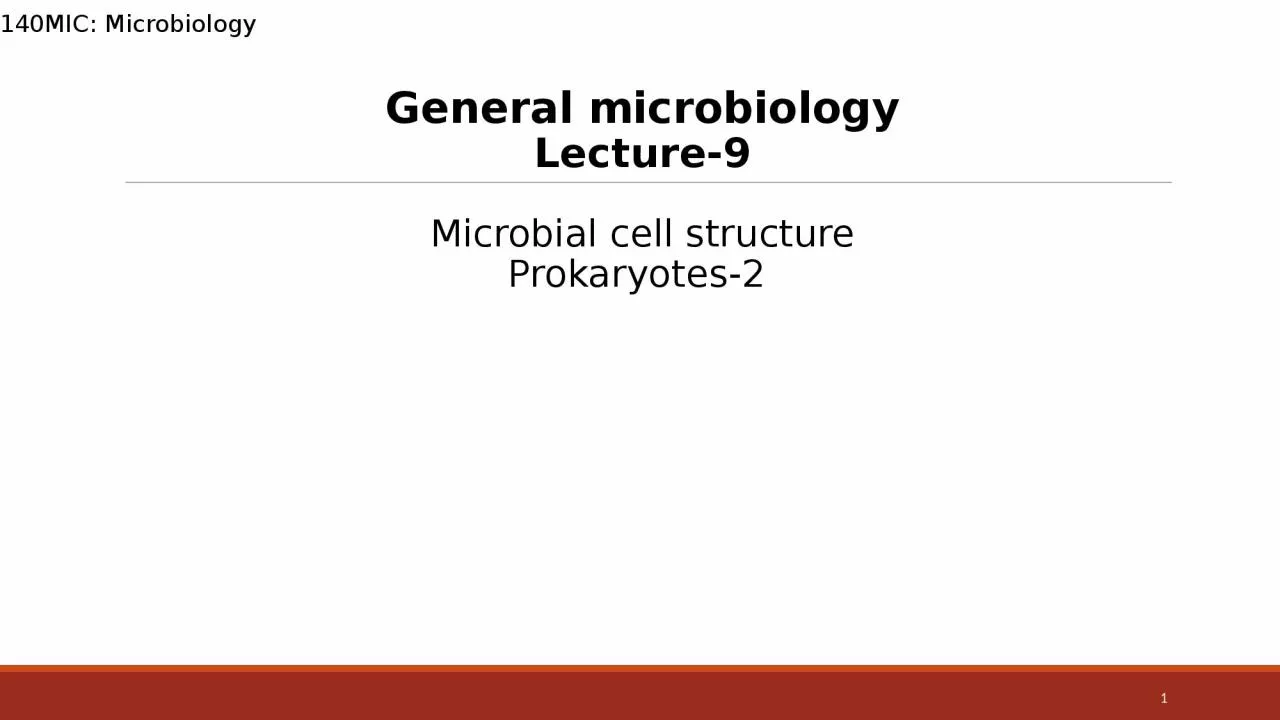 140MIC: Microbiology General