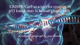 CRISPR/Cas9  as a  tool
