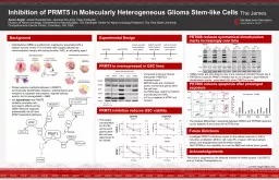 Inhibition of PRMT5 in Molecularly Heterogeneous Glioma Stem-like Cells
