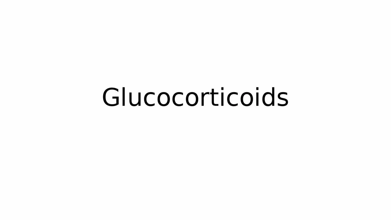 Glucocorticoids Suprarenal