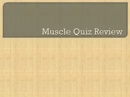 Muscle Quiz Review The shoulder muscle