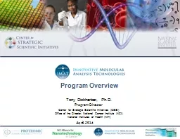 Program Overview April  2014