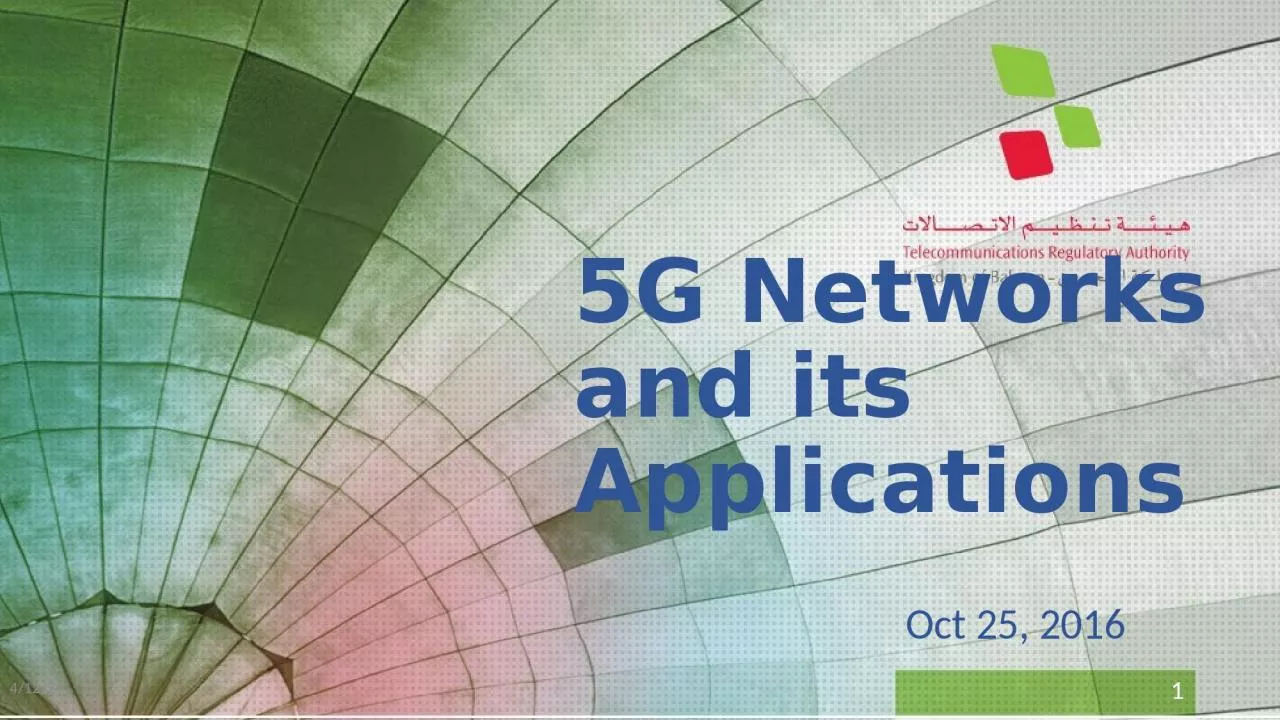 5G  Networks and its Applications