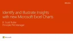 Identify and Illustrate Insights with new Microsoft Excel Charts
