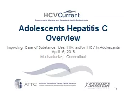 Adolescents Hepatitis C Overview