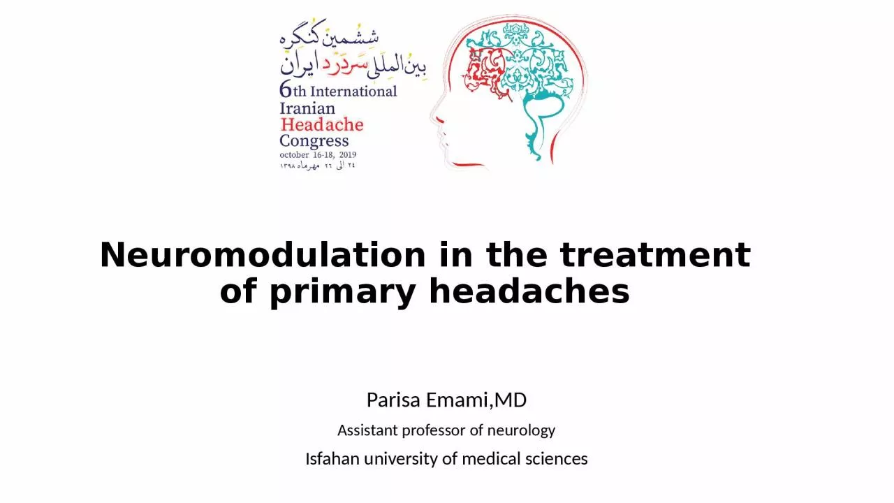 Neuromodulation  in the treatment