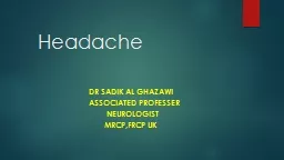 Headache Dr  sadik  al  ghazawi