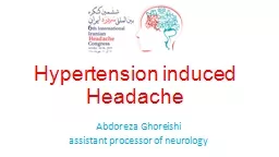 Hypertension induced Headache