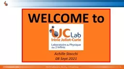 8-10 September 2021 CALICE Collaboration Meeting at IJCLab/Orsay