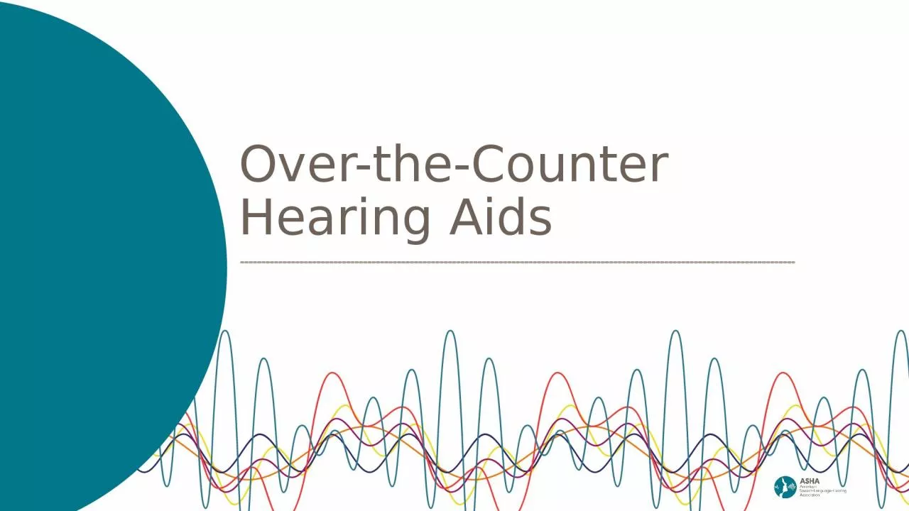 Over-the-Counter Hearing Aids