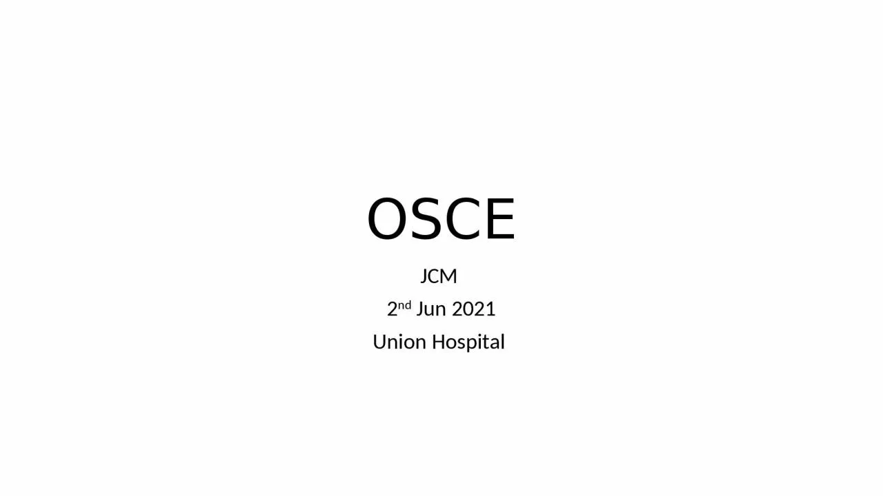 OSCE JCM  2 nd  Jun 2021
