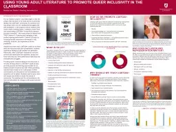 Using Young Adult Literature to promote Queer inclusivity in the classroom