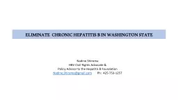 ELIMINATE  CHRONIC HEPATITIS B IN WASHINGTON STATE