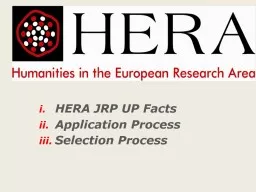HERA Joint Research Programme