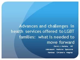 Advances and challenges in health services offered to LGBT families: what is needed to move forward