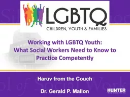 Working with LGBTQ Youth: