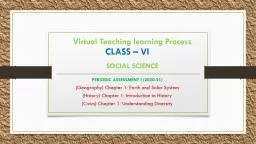 Virtual Teaching learning Process
