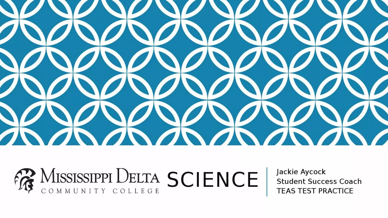 SCIENCE Jackie  Aycock Student Success Coach