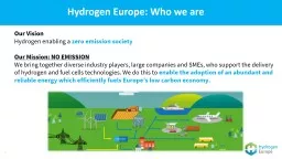 Hydrogen Europe :  W h o
