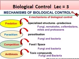 Biological Control   Lec