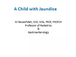 A Child with Jaundice M