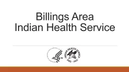 Billings Area  Indian Health Service
