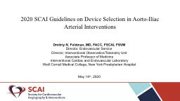 2020 SCAI Guidelines on Device Selection in