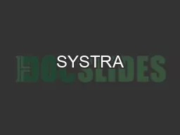 SYSTRA’s role