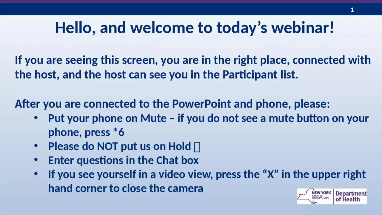 Hello, and welcome to today’s webinar!